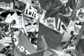 Comício da candidatura “Lula Presidente” (PT) nas eleições de 1989 (Belo Horizonte-MG, 11 nov. 19...