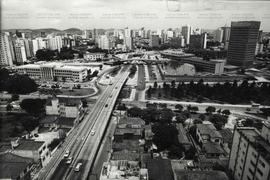 Vista aérea da cidade de Santo André (Santo André-SP, 10 dez. 1987). / Crédito: Wilson Melo/Agênc...