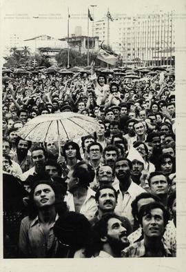 Greve dos metalúrgicos do ABC (São Bernardo do Campo-SP, 24 mar. 1979). / Crédito: Ennio Brauns F...
