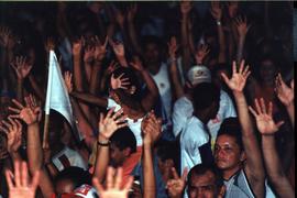 Comício da candidatura &quot;Lula Presidente&quot; (PT) nas eleições de 2002 (Amazonas, 2002) / C...