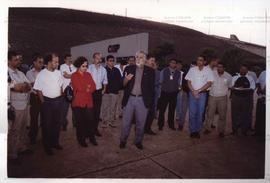 Visita de José Genoino (PT) à Usina Hidrelétrica de Ilha Solteira (Cesp) nas eleições de 2002 (Il...