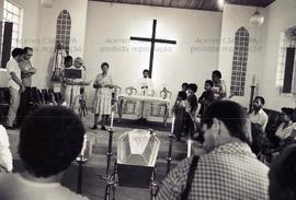 Missa e cortejo em homenagem a metalúrgico morto por acidente de trabalho na Aliperti (São Paulo-...