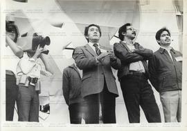 Ato de encerramento da campanha do PSUM nas eleições de 1982 no México (México, 1982). / Crédito:...