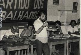 Plenária da Pré-Convenção do PT[-PE?] (Pernambuco, 27 jun. 1982) / Crédito: Autoria desconhecida