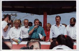 Carreta das candidaturas “Lula Presidente” e “Genoino Governador” (PT), nas eleições de 2002 ([Su...