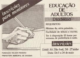 Educação de Adultos (Local desconhecido, 05-24/05/0000).