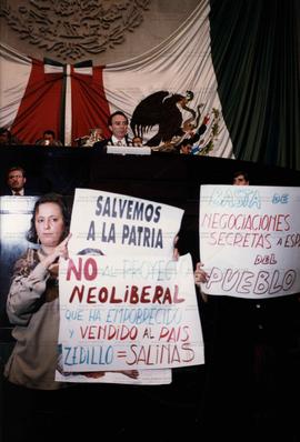 Crise econômica no México (México, 23 jan. 1995). / Crédito: Jorge Nunes/Sipa Press.