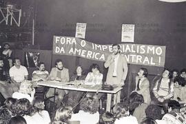 Ato contra a intervenção imperialista na América Central, organizado por CS e OSI (Local desconhe...