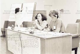 Encontro de Mulheres na Luta pela [Liberação?] ([São Paulo-SP?], 8 mar. [1987?]). Crédito: Vera J...
