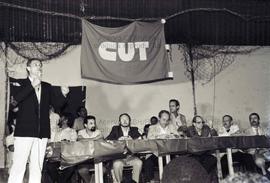 Ato da Jornada Internacional Contra a Dívida Externa, organizado pela CUT e CGT (São Paulo-SP, 23...