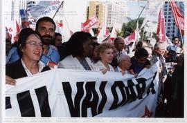 Ato da candidatura &quot;Marta Prefeita&quot; (PT) nas eleições de 2000 (São Paulo-SP, 2000). / C...