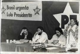 Caminhada da candidatura “Celso Daniel Prefeito” (PT)  nas eleições de 1982 (Santo André-SP, 1982...