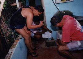 Atividades do Programa de Saneamento de Angra dos Reis, da Prefeitura de Angra dos Reis (RJ), na ...