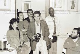 Ato da candidatura “Suplicy Prefeito” (PT) nas eleições de 1985 (São Paulo-SP, 1985). Crédito: Ve...