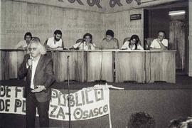 Assembleia do Sindicato dos Médicos de São Paulo (São Paulo-SP, 26 nov. 1985). Crédito: Vera Jursys