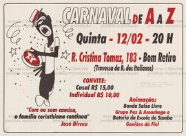 Carnaval de A a Z  (São Paulo (SP), 12/02/0000).