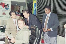 Campanha “Contra a privatização do Banespa” (São Paulo-SP, [2000?]). Crédito: Vera Jursys