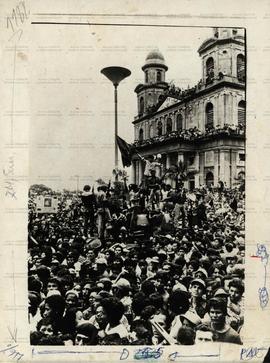 [Atividades do 4o aniversário da Revolução Sandinista organizado pela FSLN?] (Nicarágua, data desconhecida). / Crédito: Autoria desconhecida.
