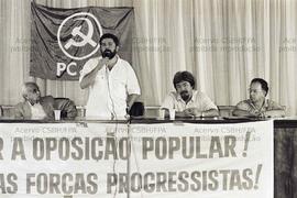 Debate sobre a unidade da esquerda, organizado por PCdoB e PT (Local desconhecido, [1986-1989?])....
