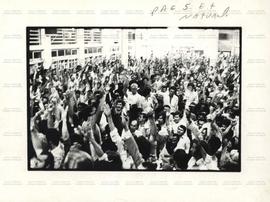 [Assembleia dos metal&uacute;rgicos na sede do sindicato, na rua do Carmo (S&atilde;o Paulo-SP, Data desconheci...