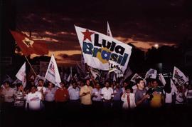 Humberto Costa participa de passeata de campanha  nas eleições de 1994 (Recife-PE, 1994) / Crédito: Clóvis Campêlo.