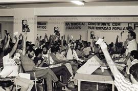 Encontro Nacional do PT, 4º (São Paulo-SP, 30 mai./1º jun. 1986). Crédito: Vera Jursys