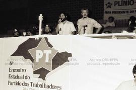 Encontro Estadual do PT-SP, 6º (Local desconhecido, 27 mai. 1990). Crédito: Vera Jursys
