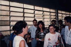 Visita da Prefeita Luiza Erundina à Funerária Municipal (São Paulo-SP, 9 mar. 1989). / Crédito: Autoria desconhecida