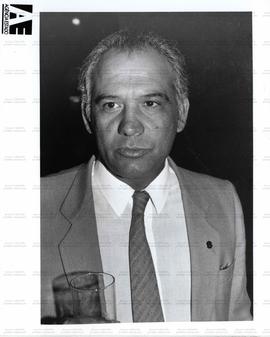 Retrato do deputado federal Roberto Balestra (PDC) (Local desconhecido, 2 jul. 1987). / Crédito: Oswaldo L. Palermo/Agência Estado.