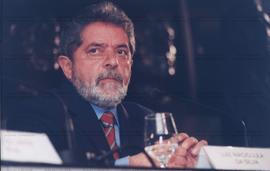 Encontro da candidatura “Lula Presidente” (PT) com empresários da FIESP (São Paulo-SP, 30 jul 2002) / Crédito: Autoria desconhecida