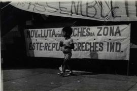 [Assembleia do Movimento por Creches?] ([São Paulo-SP?], 1980). / Crédito: Autoria desconhecida.