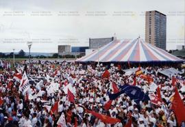 Marcha pela Reforma Agraria (Brasília-DF, 1997). / Crédito: Myrian Luiz Alves