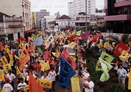 Bandeiraço de encerramento da campanha Pepe prefeito nas eleições de 1996 (Caxias do Sul-RS, 9 no...
