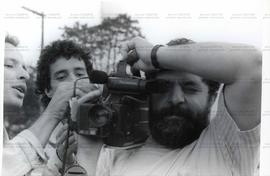 Campanha Lula presidente nas eleições de 1989 (São Bernardo do Campo-SP, 1989). / Crédito: Roberto Parizotti.