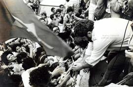 Carreata em Itaquera promovida pela candidatura “Lula Presidente” (PT) nas eleições de 1989 (São ...