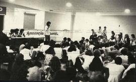 Campanha de Mobilização Estudantil para UEE (Local desconhecido, 1981). / Crédito: Vera Lúcia.