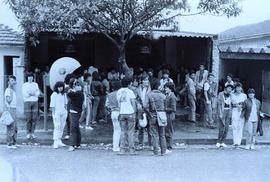Greve dos metalúrgicos de Santo André (Santo André-SP, 11 a 18 abr. 1985). Crédito: Vera Jursys