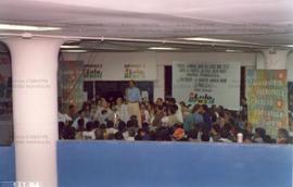 Reunião no Comitê Nacional da candidatura “Lula Presidente” (PT) nas eleições de 1994 (São Paulo-SP, 01 set. 1994). / Crédito: Não indexado (autoria)