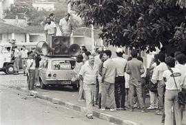 Greve dos servidores do Parque Zoológico (São Paulo-SP, jul. 1986). Crédito: Vera Jursys