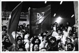 Festa da vitória da candidatura “Erundina Prefeita” (PT), realizada na Avenida Paulista nas eleiç...