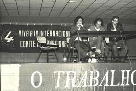 Lançamento do livro Os 15 primeiros anos da 4a Internacional, no Auditório da FAU/USP (São Paulo-SP, 13 out. 1981). / Crédito: Vera Lúcia.
