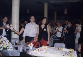 Festa em comemoração ao aniversário de Marta Suplicy e José Dirceu (Local desconhecido, mar. 2000...