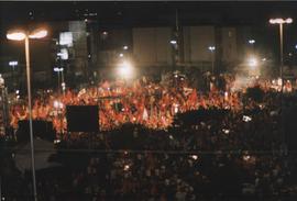 Atividade da candidatura &quot;Lula Presidente&quot; (PT) nas eleições de 2002 (Rio Grande do Sul, 2002) / Crédito: Autoria desconhecida