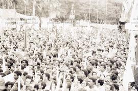 Ato unificado (CUT e CGT) do 1º de Maio, Dia do Trabalhador, realizado na Praça da Sé (São Paulo-...