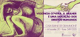 Violência contra a mulher é uma violação dos direitos humanos  (São Paulo (SP), Data desconhecida).