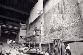 Reconstrução do Teatro Oficina (São Paulo-SP, jan. 1987). Crédito: Vera Jursys