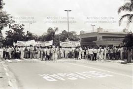 Ato dos médicos frente ao Palácio Bandeirantes, durante a greve da categoria (São Paulo-SP, 26 no...
