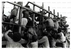 Trabalhadores da Usina Nova Aliança em situação de trabalho escravo (Amélia Rodrigues-BA, dez. 19...