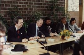 Visita de Lula à Federação Israelita do Estado de São Paulo (São Paulo-SP, 29 jun. 1993). / Crédito: Autoria desconhecida