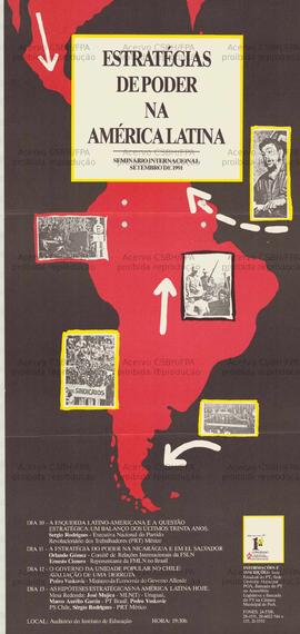 Estratégias de Poder na América Latina : Seminário Internacional Setembro de 1991. (10 a 13 set. 1991, São Paulo (SP)).
